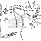 CRF150RB Рычаги & переключатели & тросы