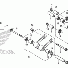 CRF150F Задний амортизатор
