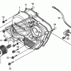 XR650L Крышка картера правая