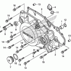 CRF150RB Крышка картера правая