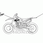 CRF450R Наклейки