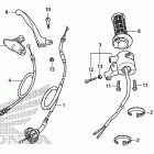 CRF50F Рычаги & переключатели & тросы