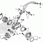 VT1300CX Intake manifold@injector