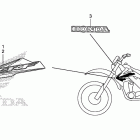 CRF250X Наклейки