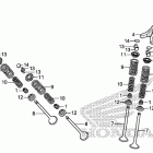 CBR250R Распределительный вал и клапана