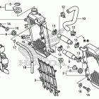 CRF150RB Радиатор