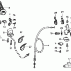 CRF230F Рычаги & переключатели & тросы