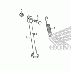 CRF100F Подножка