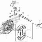 CRF110F Задний тормоз