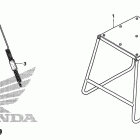 CRF450X Подножка