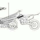 CRF250R Наклейки