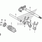 CBR250R Вилка переключения передач