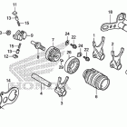 CRF150RB Вилка переключения передач