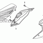 CRF450X Сидение и обтекатели сидения