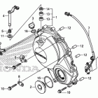 CBR600RR Крышка картера правая