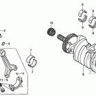 CBR600RR Коленчатый вал и поршень