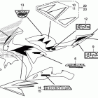 CBR1000RA Наклейки Полосы