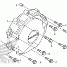 CBR1000RR Крышка генератора