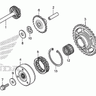 CBR1000RA Муфта стартера
