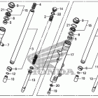 CMX250C Передняя вилка