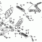 CBR600RR Подножки