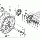 CBR600RR Заднее колесо