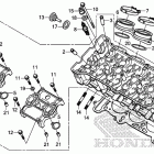 CBR1000RA Головка цилиндра