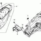 CBR600RR Задний обтекатель
