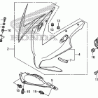 CBR1000RA Верхний обтекатель