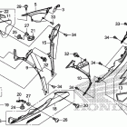 CBR1000RA Обтекатель средняя часть