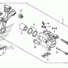 CBR600RR Задний суппорт тормозной