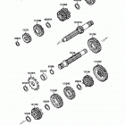 Tecate 4 (KXF250-A1) Трансмиссия