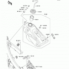 KX450F (KX450-FDF) Топливный бак