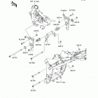 Ninja 300 (EX300-ADF) Крепление двигателя