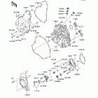 Ninja 650 (EX650-EDS) Крышки двигателя