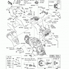 Ninja ZX-14R (ZX1400-ECF) Топливный бак
