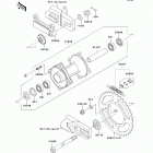 KX100 (KX100-DDF) Задняя ступица колеса