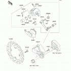 Versys (KLE650-CDF) Задний тормоз