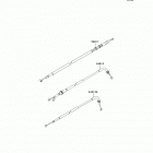 Ninja 300 (EX300-BDFA) Тросы управления