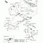 KLR650 (KL650-EDF) Side covers / chain cover(edf)