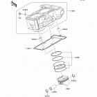 Ninja 300 (EX300-ADFA) Цилиндр(ы) /  поршень