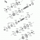 Ninja 300 (EX300-ADF) Трансмиссия