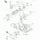 Ninja ZX-14R (ZX1400-EEFA) Шестерни   /  вилки переключения