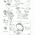 Concours 14 ABS (ZG1400-CCF) Наклейки предупреждения
