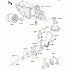Ninja 650 (EX650-EDS) Масляный и водяной насос. фильтр масленый