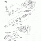 Vulcan 1700 Voyager (VN1700-ADF) Валы и вилки переключения передач