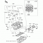 Ninja 300 (EX300-ADFA) Головка цилиндра