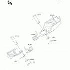 KX100 (KX100-DDF) Подножки