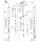 Ninja 300 ABS (EX300-BDFA) Передняя вилка