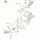 KX250F (KX250-ZDF) Подножки